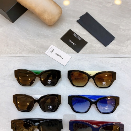 Replica Chanel AAA Quality Sunglasses #1257350 $52.00 USD for Wholesale