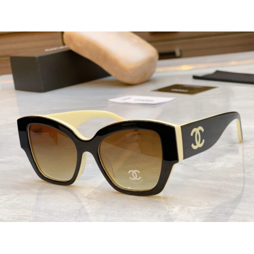 Chanel AAA Quality Sunglasses #1257355 $52.00 USD, Wholesale Replica Chanel AAA Quality Sunglasses