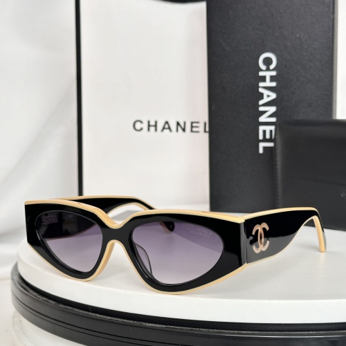 Chanel AAA Quality Sunglasses #1257359 $52.00 USD, Wholesale Replica Chanel AAA Quality Sunglasses