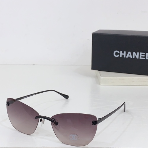 Chanel AAA Quality Sunglasses #1257380 $64.00 USD, Wholesale Replica Chanel AAA Quality Sunglasses