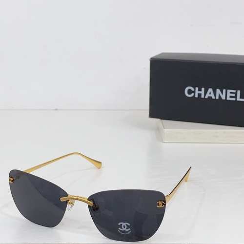 Chanel AAA Quality Sunglasses #1257386 $64.00 USD, Wholesale Replica Chanel AAA Quality Sunglasses