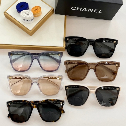 Replica Chanel AAA Quality Sunglasses #1257393 $64.00 USD for Wholesale