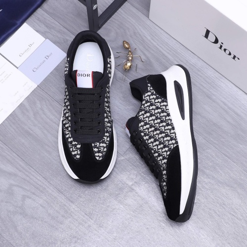 Replica Christian Dior Casual Shoes For Men #1257412 $80.00 USD for Wholesale