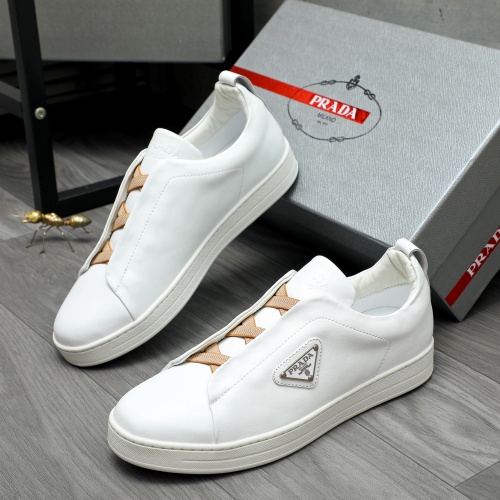 Prada Casual Shoes For Men #1257416 $82.00 USD, Wholesale Replica Prada Casual Shoes