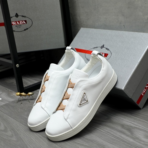 Replica Prada Casual Shoes For Men #1257416 $82.00 USD for Wholesale