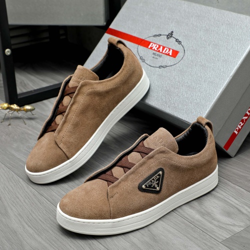 Prada Casual Shoes For Men #1257417 $82.00 USD, Wholesale Replica Prada Casual Shoes