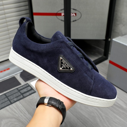 Replica Prada Casual Shoes For Men #1257419 $82.00 USD for Wholesale