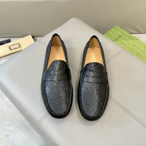 Replica Gucci Oxfords Shoes For Men #1257457 $85.00 USD for Wholesale