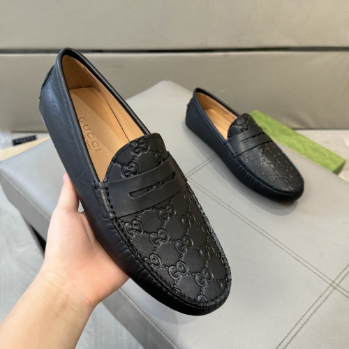 Replica Gucci Oxfords Shoes For Men #1257457 $85.00 USD for Wholesale