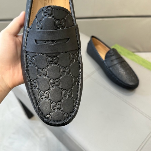 Replica Gucci Oxfords Shoes For Men #1257457 $85.00 USD for Wholesale