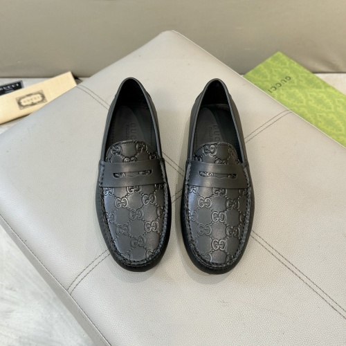 Replica Gucci Oxfords Shoes For Men #1257459 $85.00 USD for Wholesale