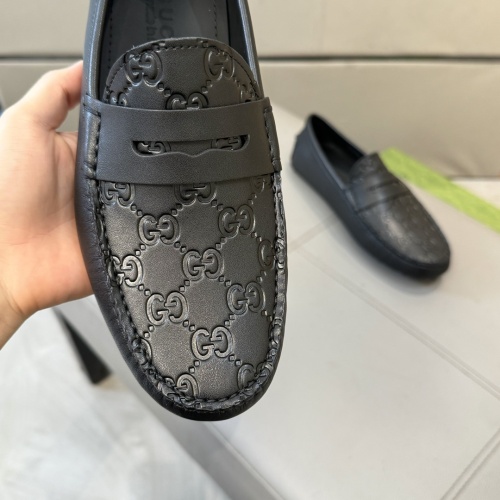 Replica Gucci Oxfords Shoes For Men #1257459 $85.00 USD for Wholesale