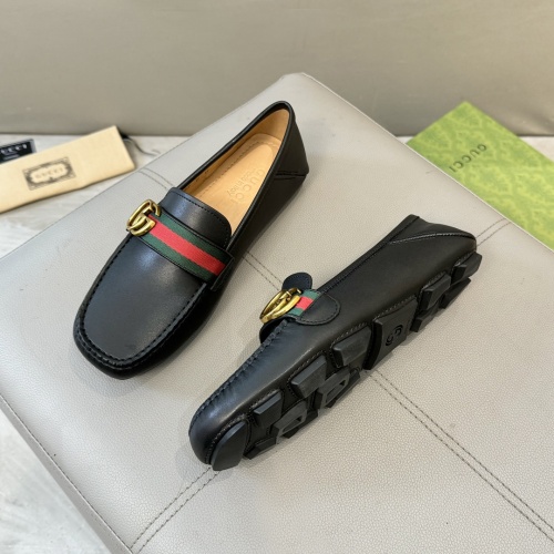 Replica Gucci Oxfords Shoes For Men #1257464 $85.00 USD for Wholesale