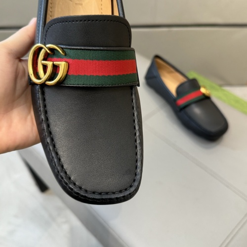 Replica Gucci Oxfords Shoes For Men #1257464 $85.00 USD for Wholesale