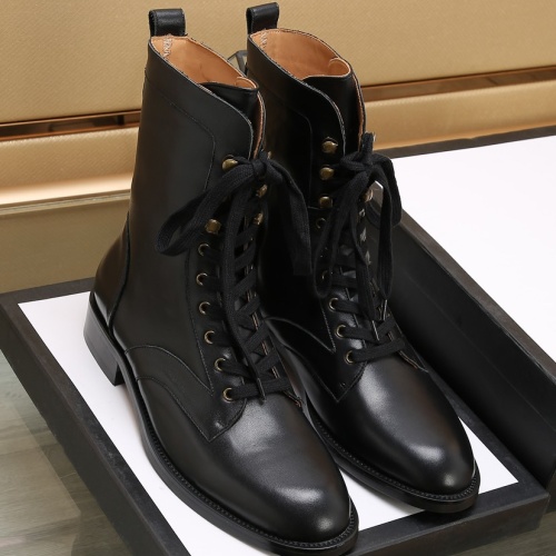 Replica Gucci Boots For Men #1257522 $118.00 USD for Wholesale