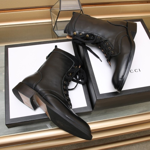 Replica Gucci Boots For Men #1257522 $118.00 USD for Wholesale