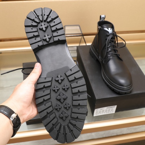 Replica Armani Boots For Men #1257524 $96.00 USD for Wholesale