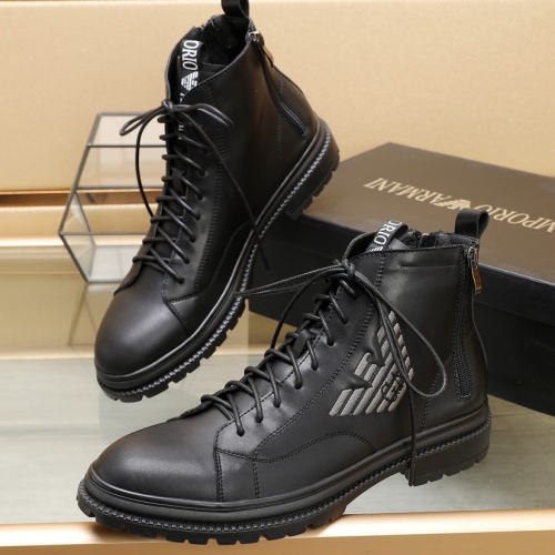 Armani Boots For Men #1257526 $96.00 USD, Wholesale Replica Armani Boots