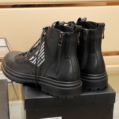 Replica Armani Boots For Men #1257526 $96.00 USD for Wholesale