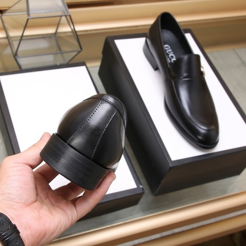 Replica Gucci Oxfords Shoes For Men #1257539 $92.00 USD for Wholesale