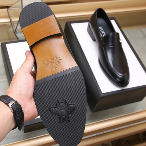 Replica Gucci Oxfords Shoes For Men #1257539 $92.00 USD for Wholesale