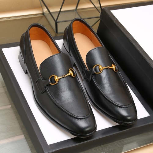 Replica Gucci Oxfords Shoes For Men #1257541 $98.00 USD for Wholesale