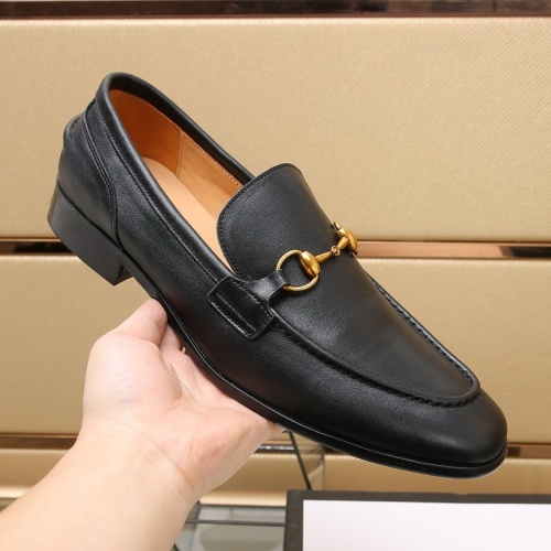 Replica Gucci Oxfords Shoes For Men #1257541 $98.00 USD for Wholesale