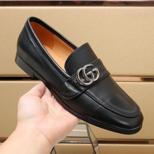 Replica Gucci Oxfords Shoes For Men #1257544 $98.00 USD for Wholesale