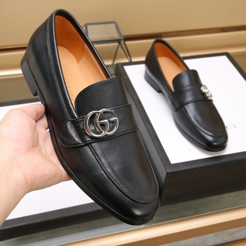 Replica Gucci Oxfords Shoes For Men #1257544 $98.00 USD for Wholesale