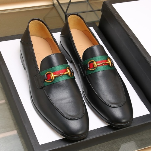 Replica Gucci Oxfords Shoes For Men #1257549 $98.00 USD for Wholesale