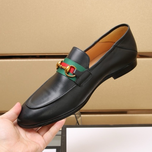 Replica Gucci Oxfords Shoes For Men #1257549 $98.00 USD for Wholesale