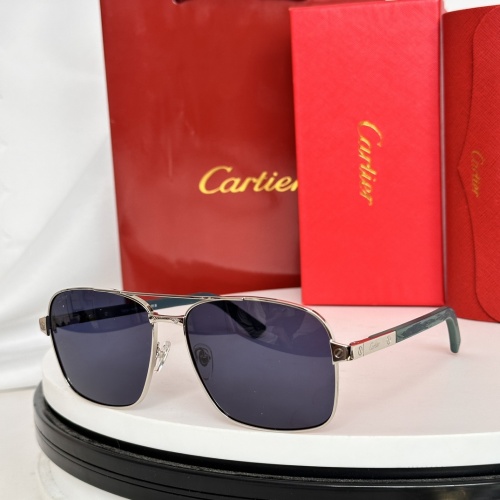 Cartier AAA Quality Sunglassess #1257558 $48.00 USD, Wholesale Replica Cartier AAA Quality Sunglassess