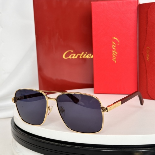 Cartier AAA Quality Sunglassess #1257559 $48.00 USD, Wholesale Replica Cartier AAA Quality Sunglassess