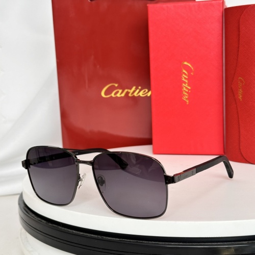 Cartier AAA Quality Sunglassess #1257562 $48.00 USD, Wholesale Replica Cartier AAA Quality Sunglassess