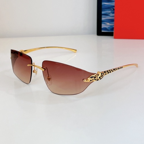 Cartier AAA Quality Sunglassess #1257568 $64.00 USD, Wholesale Replica Cartier AAA Quality Sunglassess