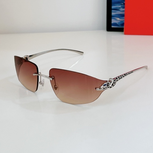 Cartier AAA Quality Sunglassess #1257569 $64.00 USD, Wholesale Replica Cartier AAA Quality Sunglassess