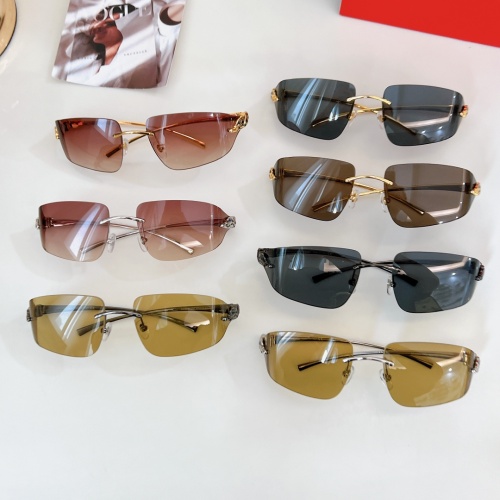 Replica Cartier AAA Quality Sunglassess #1257569 $64.00 USD for Wholesale