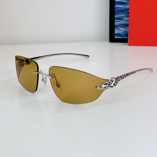 Cartier AAA Quality Sunglassess #1257570 $64.00 USD, Wholesale Replica Cartier AAA Quality Sunglassess