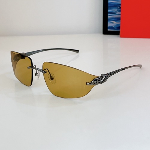 Cartier AAA Quality Sunglassess #1257571 $64.00 USD, Wholesale Replica Cartier AAA Quality Sunglassess