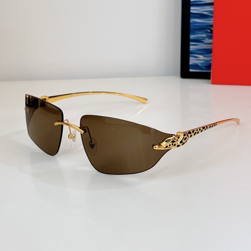 Cartier AAA Quality Sunglassess #1257572 $64.00 USD, Wholesale Replica Cartier AAA Quality Sunglassess