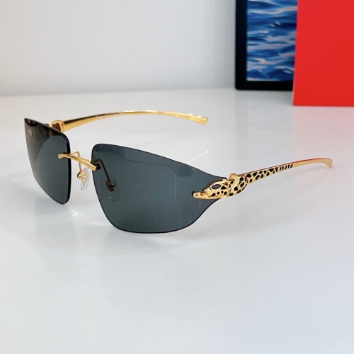 Cartier AAA Quality Sunglassess #1257573 $64.00 USD, Wholesale Replica Cartier AAA Quality Sunglassess