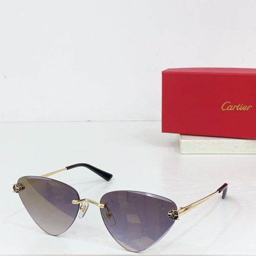 Cartier AAA Quality Sunglassess #1257583 $68.00 USD, Wholesale Replica Cartier AAA Quality Sunglassess