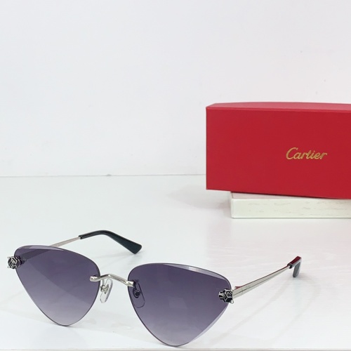 Cartier AAA Quality Sunglassess #1257585 $68.00 USD, Wholesale Replica Cartier AAA Quality Sunglassess