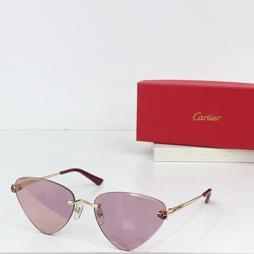 Cartier AAA Quality Sunglassess #1257587 $68.00 USD, Wholesale Replica Cartier AAA Quality Sunglassess