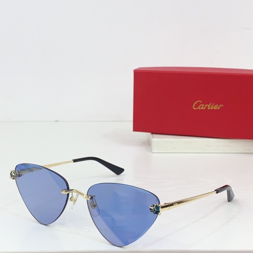 Cartier AAA Quality Sunglassess #1257588 $68.00 USD, Wholesale Replica Cartier AAA Quality Sunglassess