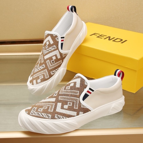 Fendi Casual Shoes For Men #1257589 $85.00 USD, Wholesale Replica Fendi Casual Shoes