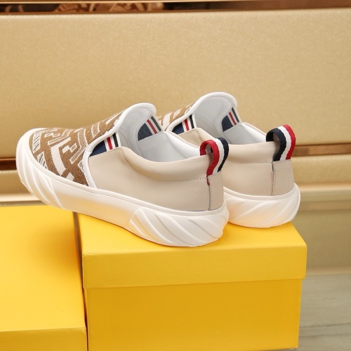 Replica Fendi Casual Shoes For Men #1257589 $85.00 USD for Wholesale