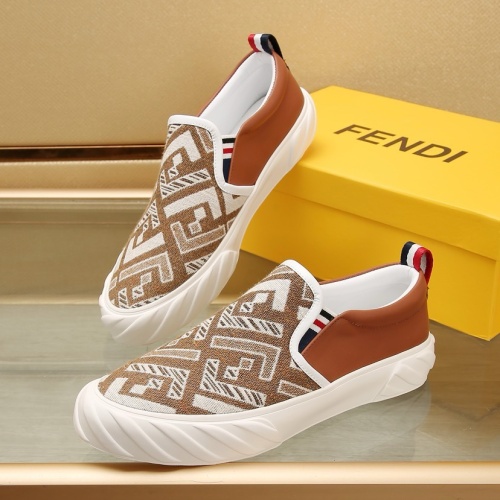 Fendi Casual Shoes For Men #1257590 $85.00 USD, Wholesale Replica Fendi Casual Shoes