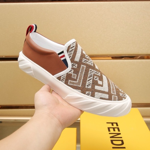 Replica Fendi Casual Shoes For Men #1257590 $85.00 USD for Wholesale