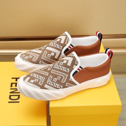 Replica Fendi Casual Shoes For Men #1257590 $85.00 USD for Wholesale